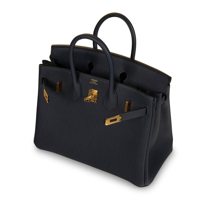 Birkin 25 - Blue Nuit Togo - GHW