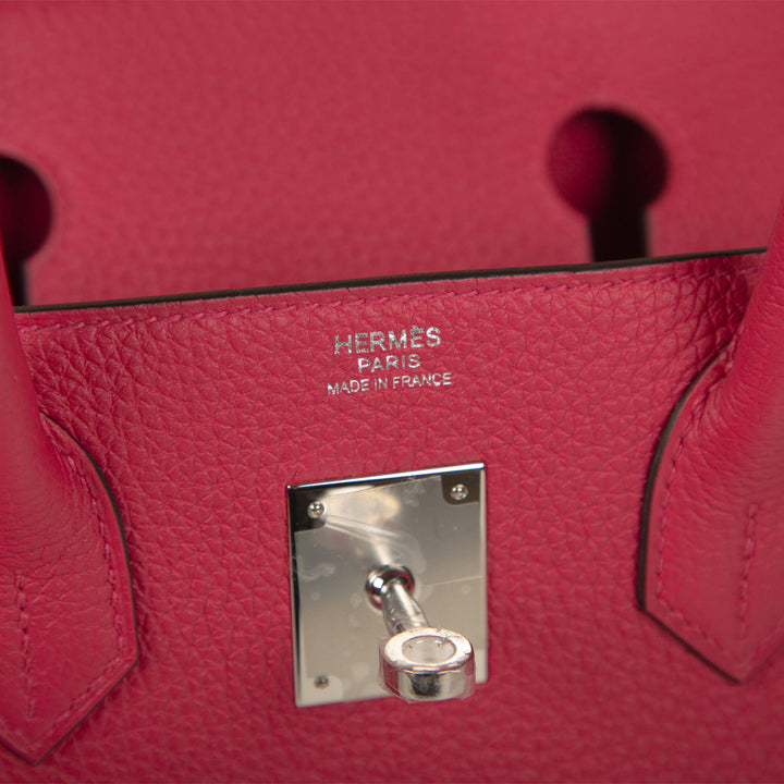 Birkin 30 - Framboise Togo - PHW