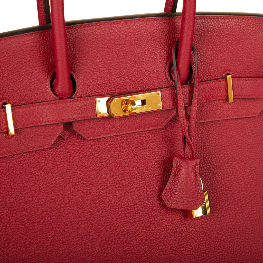 Birkin 35 - Rouge Grenat Togo - GHW