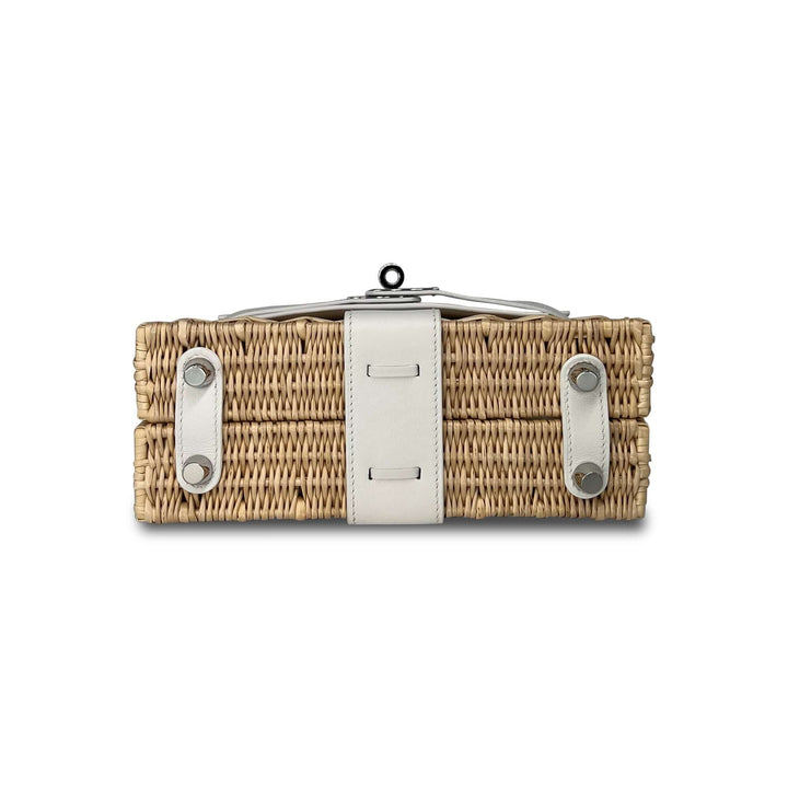 Hermes Kelly Designer Bag in white K20