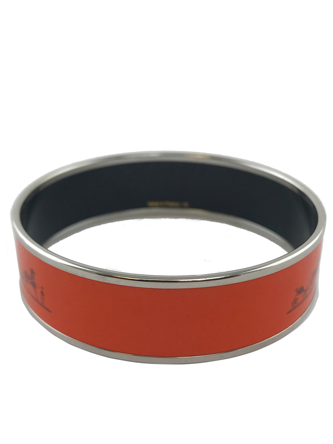 Top quality Hermes Printed Enamel Caleche Wide Bracelet 65
