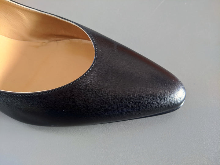 Top quality Hermes [SH11] Black Box FAUBOURG Pointed Toe Women Shoes Sz 40 BNIB!
