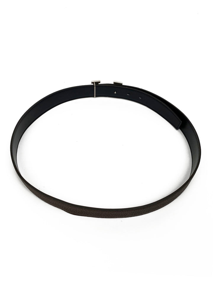 Hermes Men's Martelee Black & Brown Reversible Belt