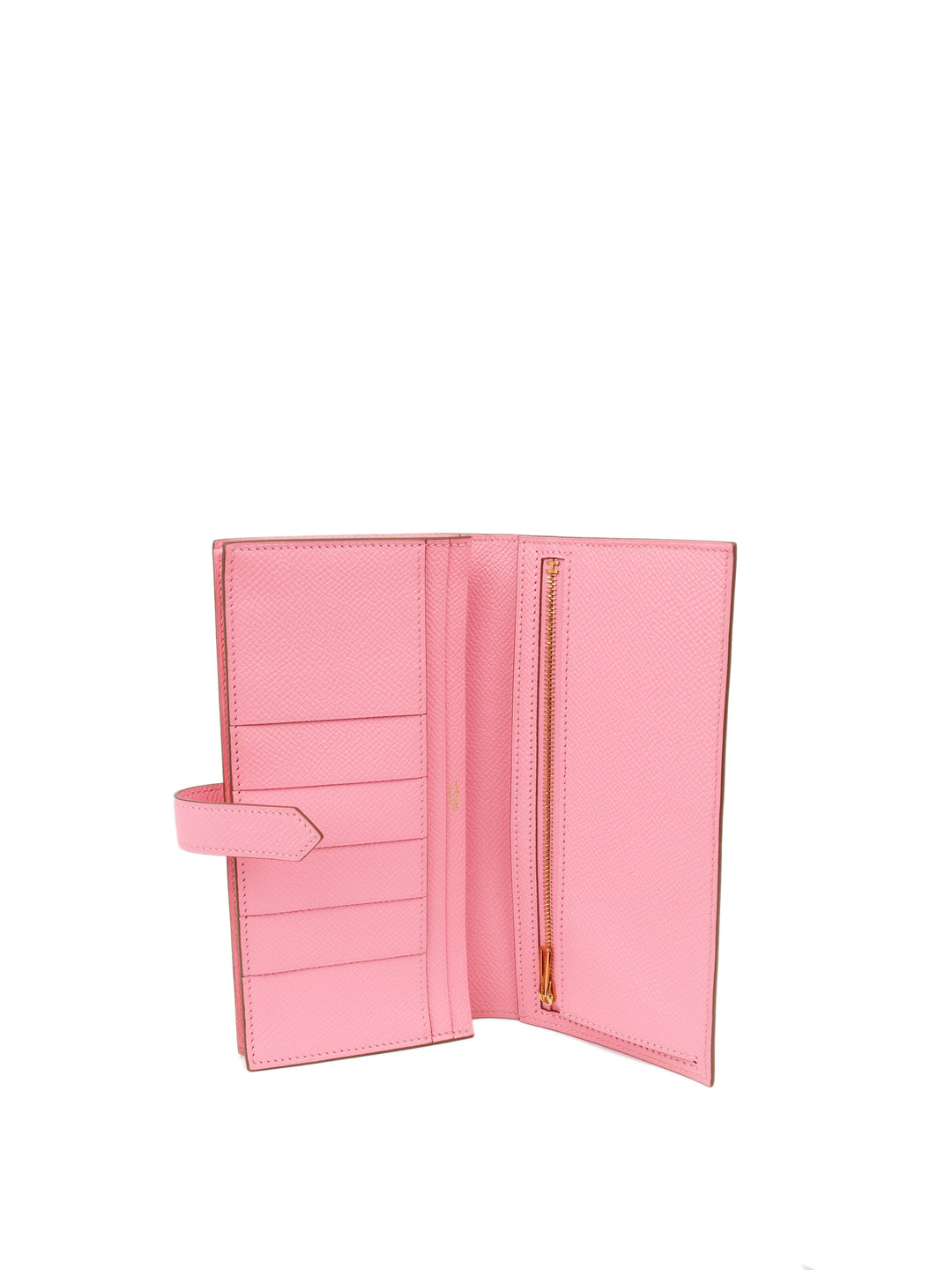 Hermes Rose Confetti Bearn Wallet