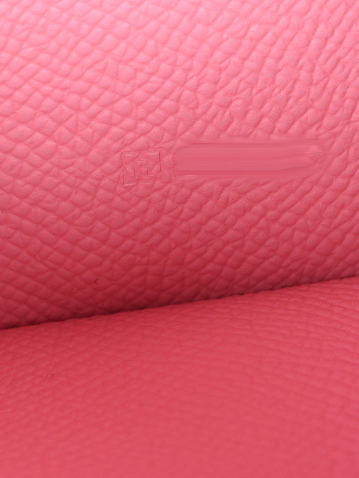 Hermes Rose Confetti Bearn Wallet