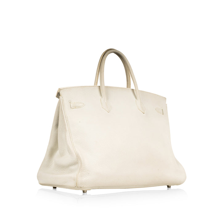 Birkin 40cm - White Togo - PHW
