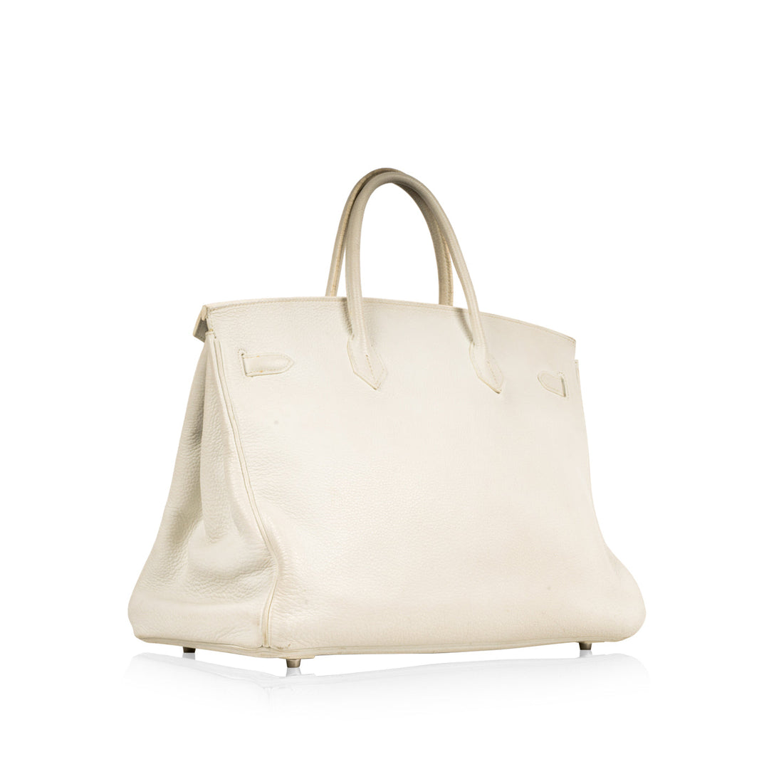 Birkin 40cm - White Togo - PHW