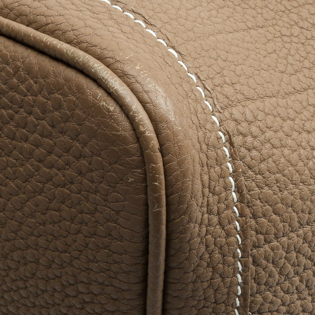 Hermes Negonda Garden Party 36 Tote - Etoupe