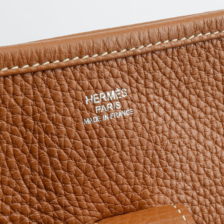 Hermes Clemence Evelyne III 33 GM - Gold
