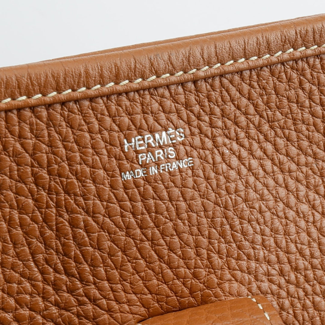 Top quality Hermes Clemence Evelyne III 33 GM - Gold