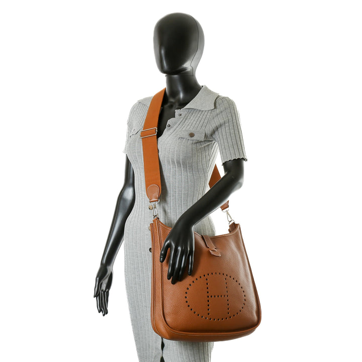Top quality Hermes Clemence Evelyne III 33 GM - Gold