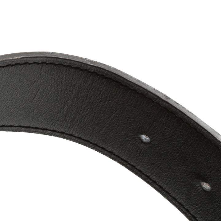 Top quality Hermes 38MM Veau/Togo Leather Strap Black & Grey with Constance 38MM Silver Buckle