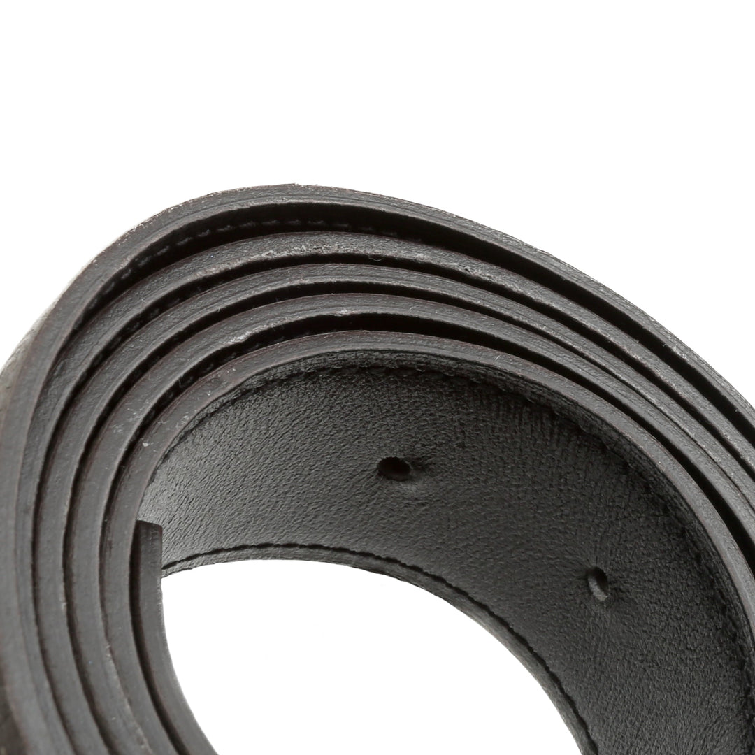 Top quality Hermes 38MM Veau/Togo Leather Strap Black & Grey with Constance 38MM Silver Buckle