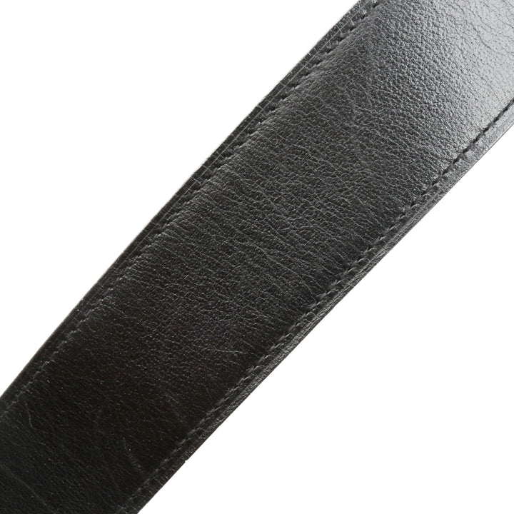 Top quality Hermes 38MM Veau/Togo Leather Strap Black & Grey with Constance 38MM Silver Buckle