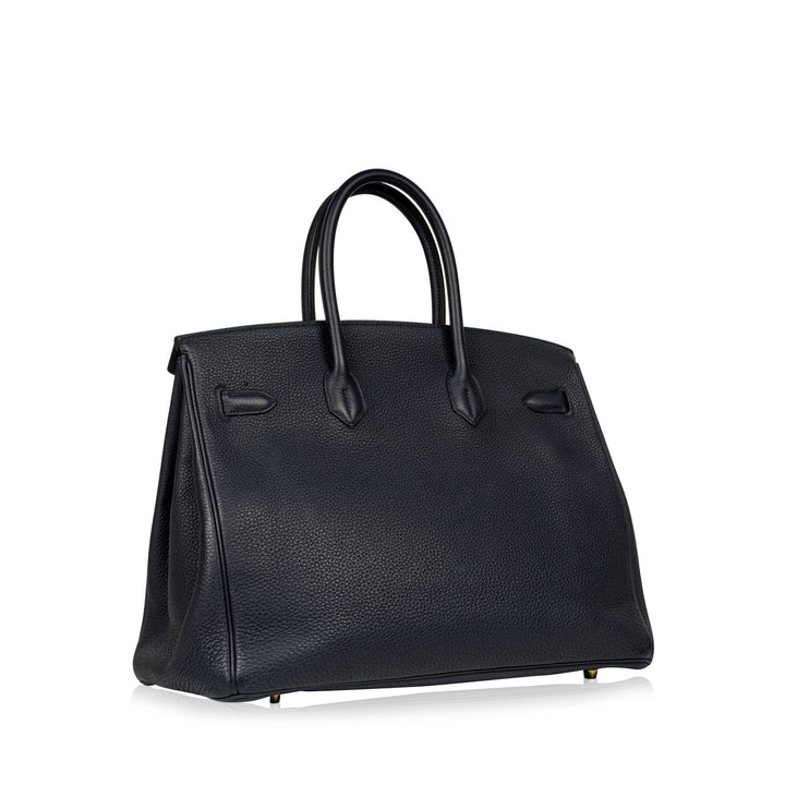 Birkin 35 - Blue Indigo Togo - GHW
