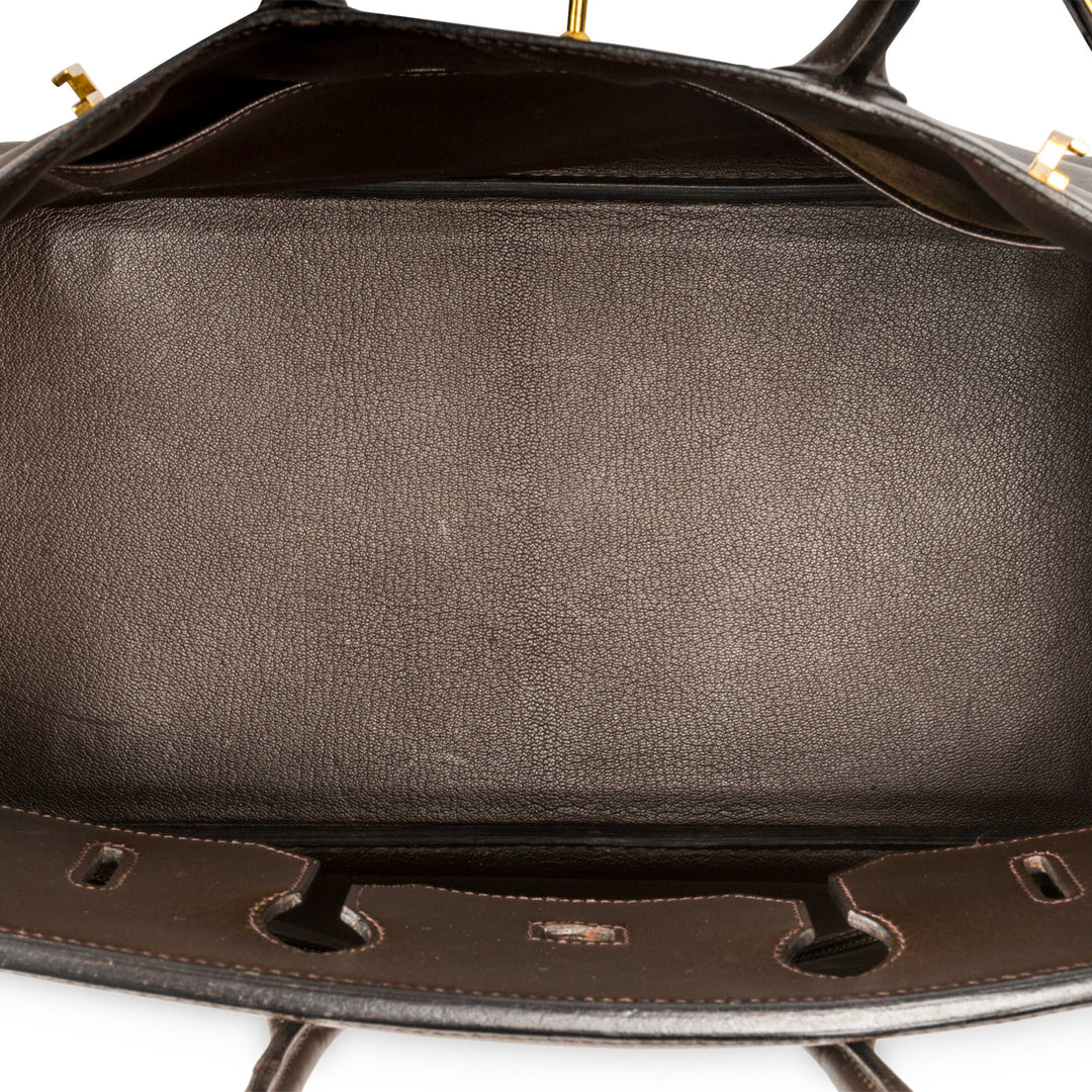 Birkin 35 - Brown Box Calf