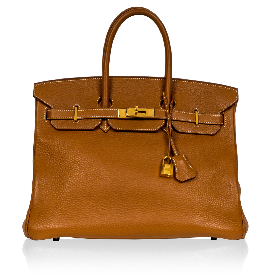 Birkin 35 - Gold Taurillon Clemence