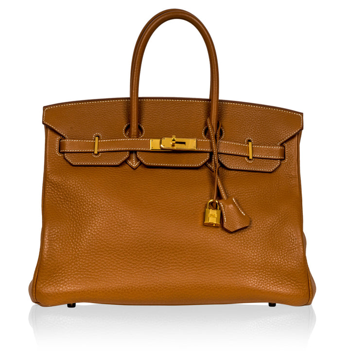 Birkin 35 - Gold Taurillon Clemence