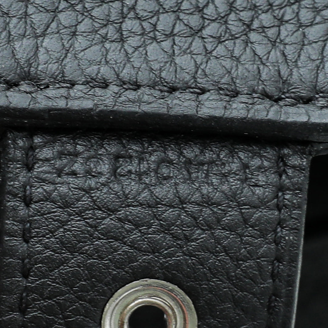 Hermes Noir Sac a Depeches 2 Messenger Bag