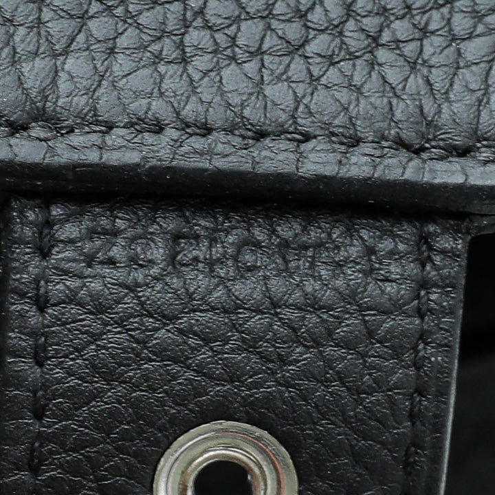 Hermes Noir Sac a Depeches 2 Messenger Bag