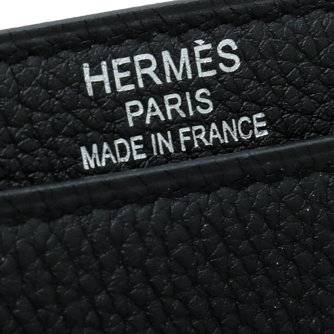 Hermes Noir Sac a Depeches 2 Messenger Bag
