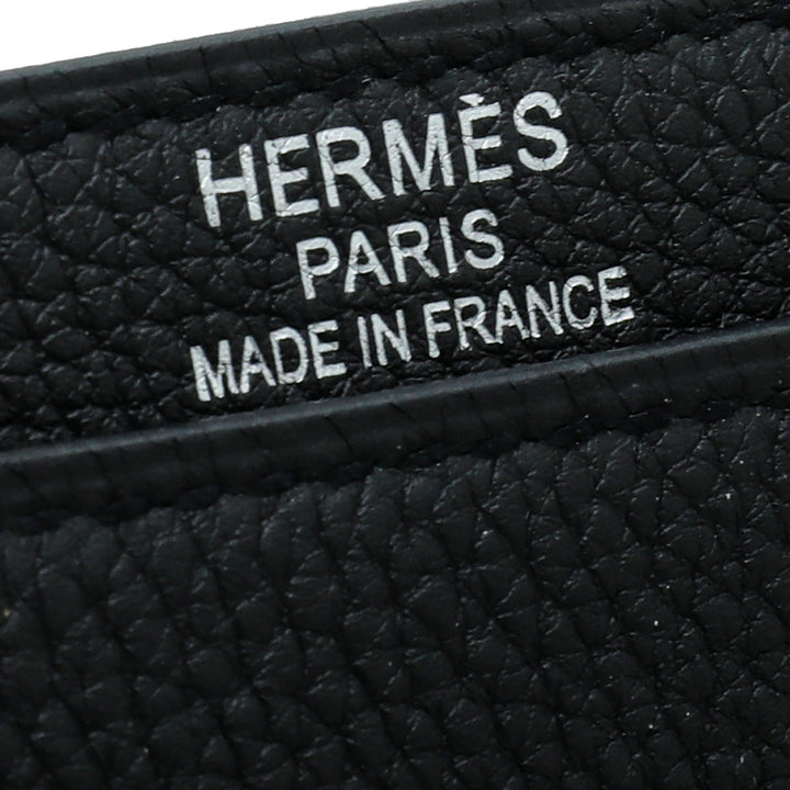 Hermes Noir Sac a Depeches 2 Messenger Bag