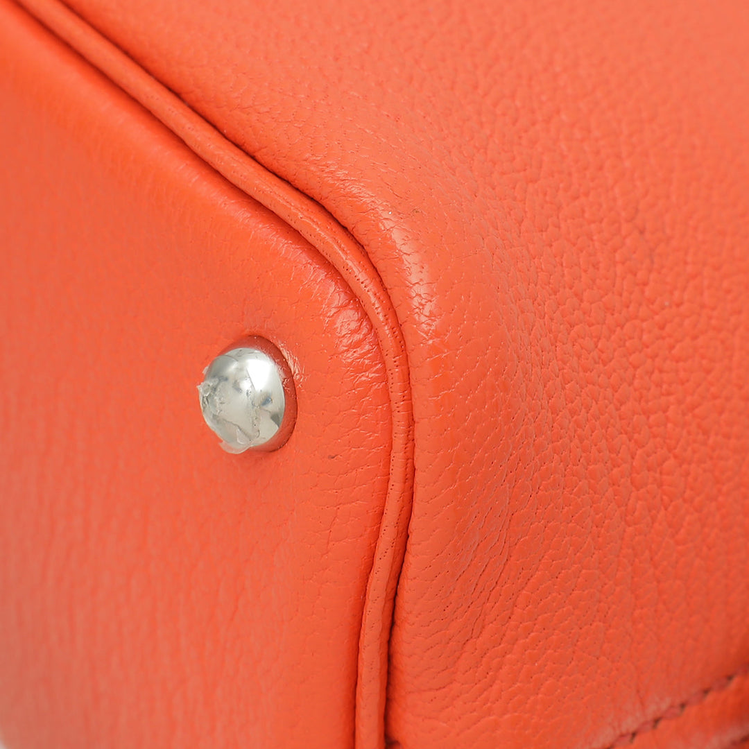 Hermes Poppy Chevre Mysore Bolide Mini Bag