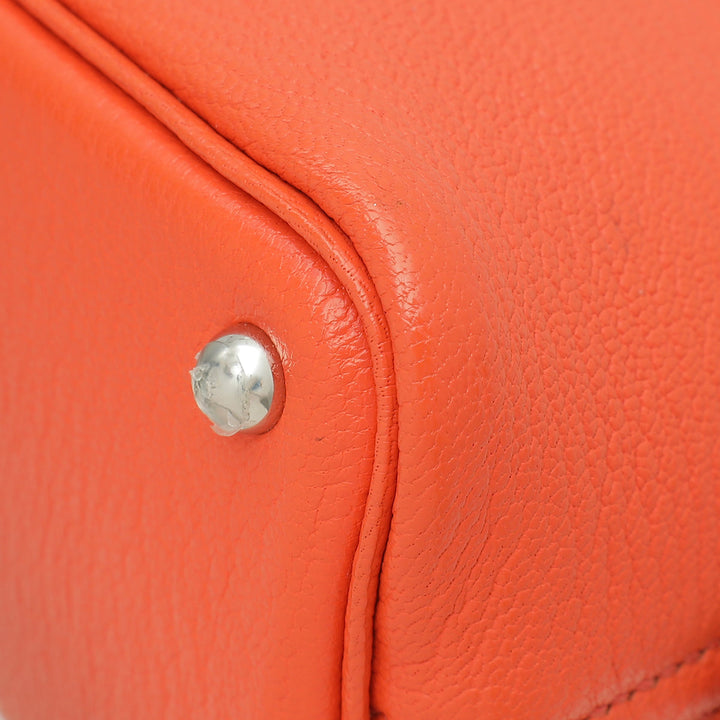 Hermes Poppy Chevre Mysore Bolide Mini Bag