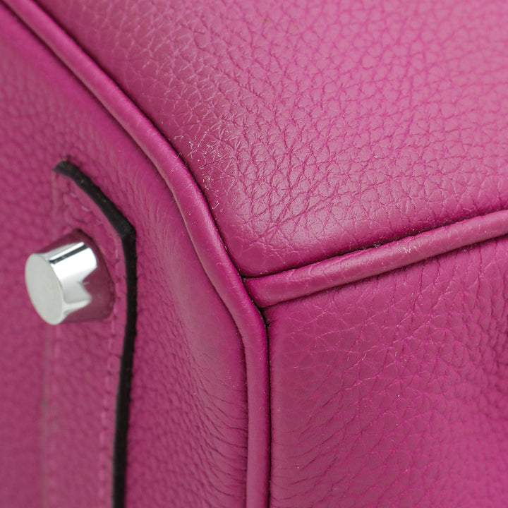 Hermes Rose Pourpre Birkin 30 Bag