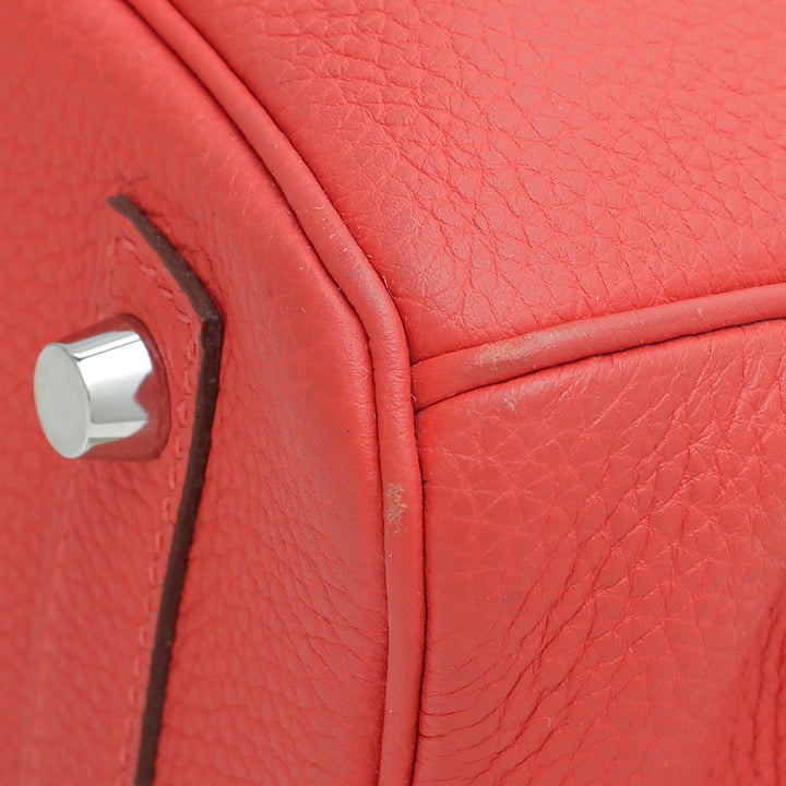 Hermes Rouge Tomate Birkin 30 Bag