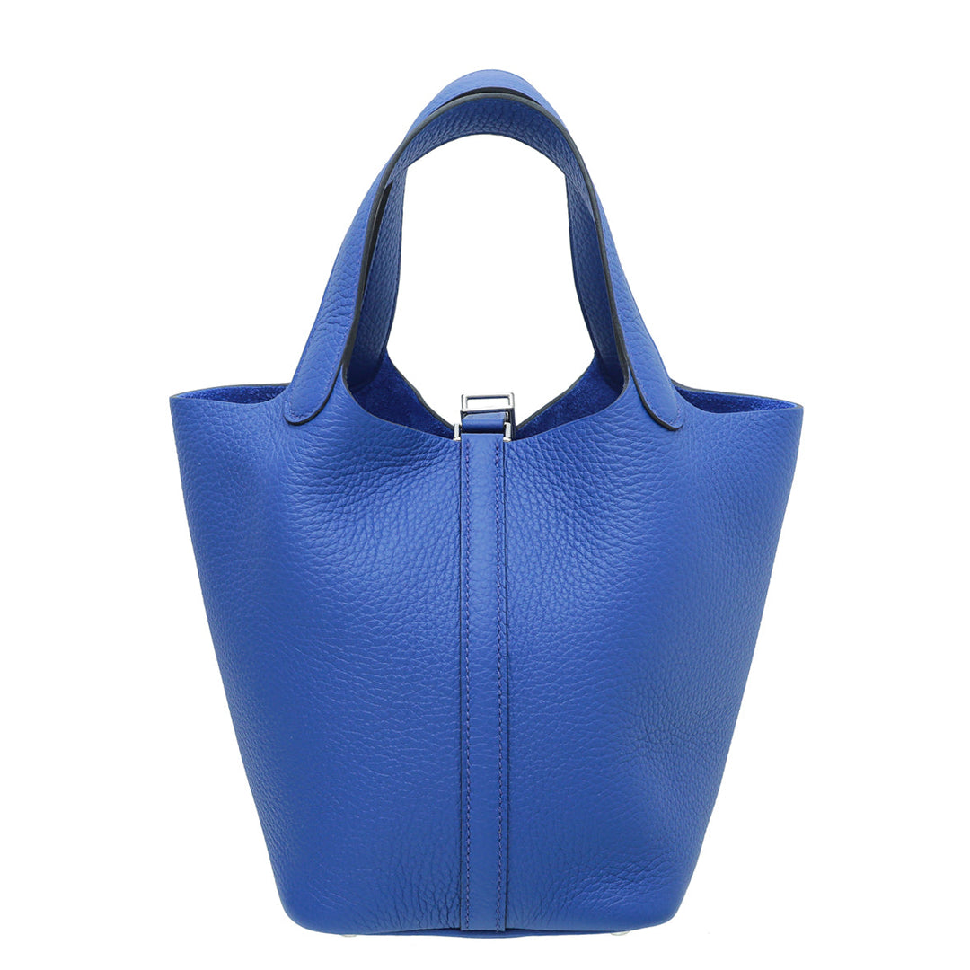 Hermes Bleu Royal Picotin Lock 18 Bag