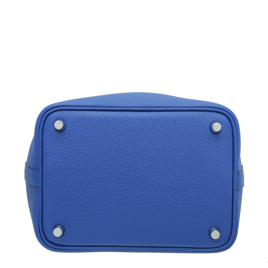 Hermes Bleu Royal Picotin Lock 18 Bag