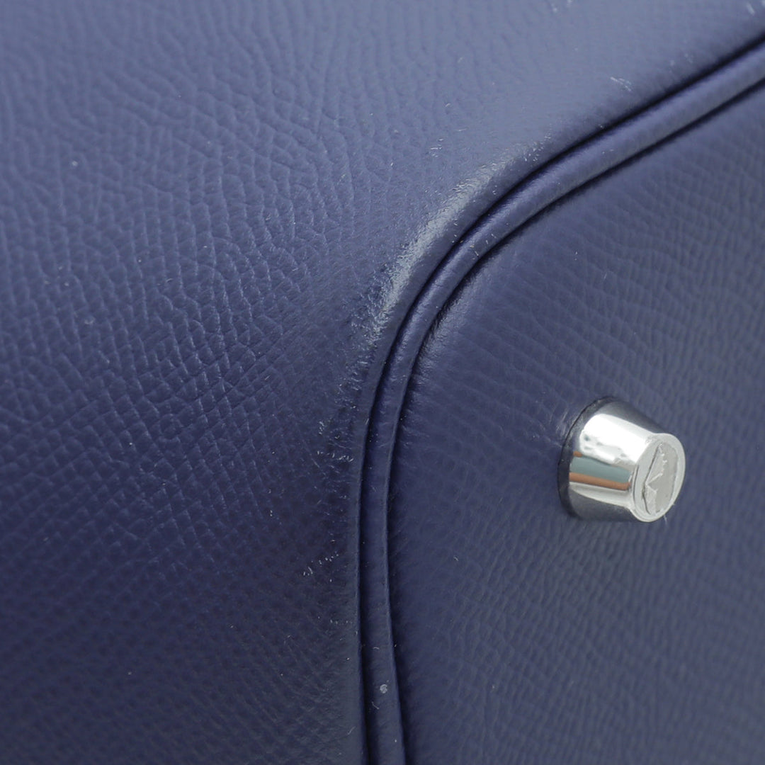 Hermes Tricolo Picotin 22 Tressage De Cuir MM Bag W/ Twilly