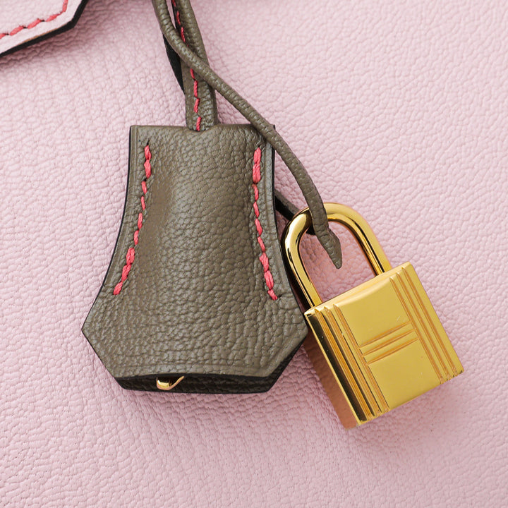 Hermes Bicolor Horse Shoe Stamp Birkin 30 Bag
