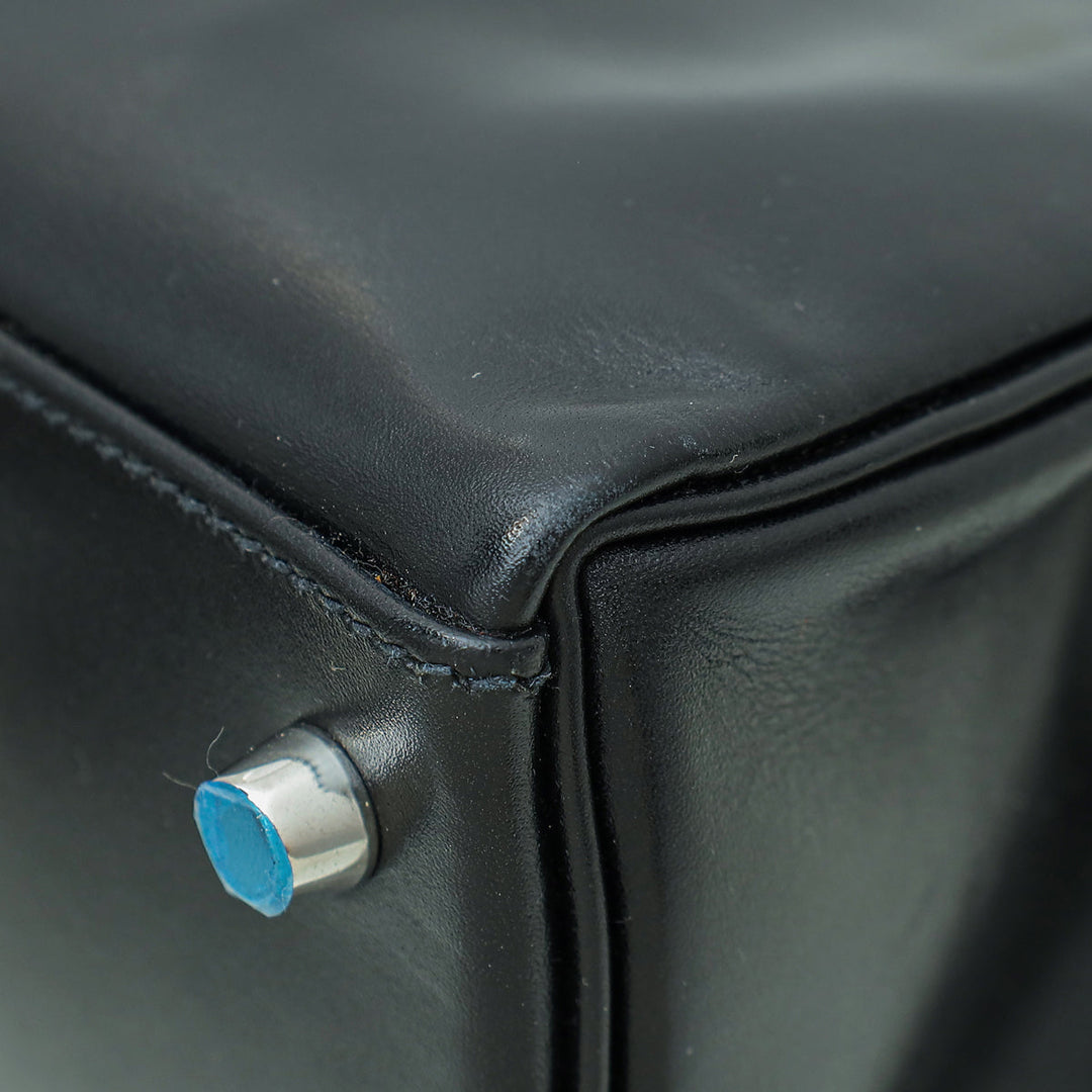 Hermes Black Retourne Kelly 28 Bag