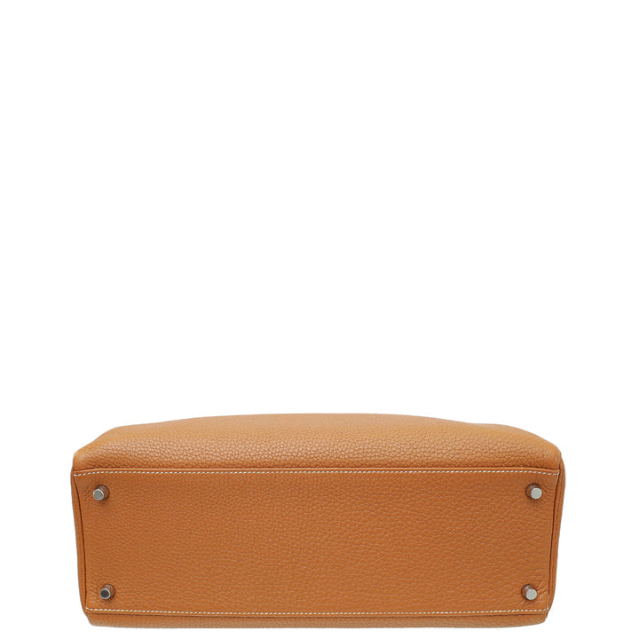 Hermes Gold Retourne Kelly 35 Bag