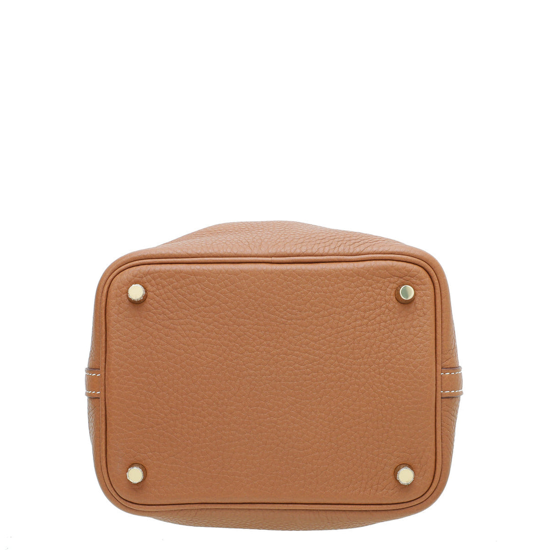 Hermes Gold Picotin Lock 18 Bag