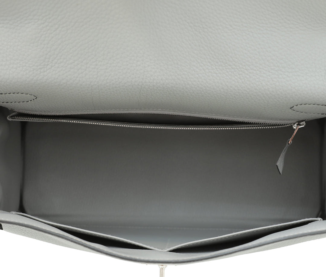 Top quality Hermes Bicolor Vache Hunter Horseshoe Stamp Retourne Kelly 32 Bag
