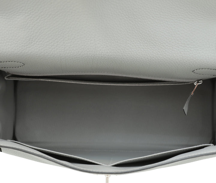 Top quality Hermes Bicolor Vache Hunter Horseshoe Stamp Retourne Kelly 32 Bag