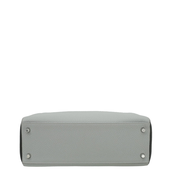 Hermes Bicolor Vache Hunter Horseshoe Stamp Retourne Kelly 32 Bag