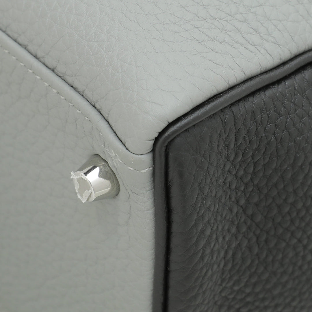 Top quality Hermes Bicolor Vache Hunter Horseshoe Stamp Retourne Kelly 32 Bag