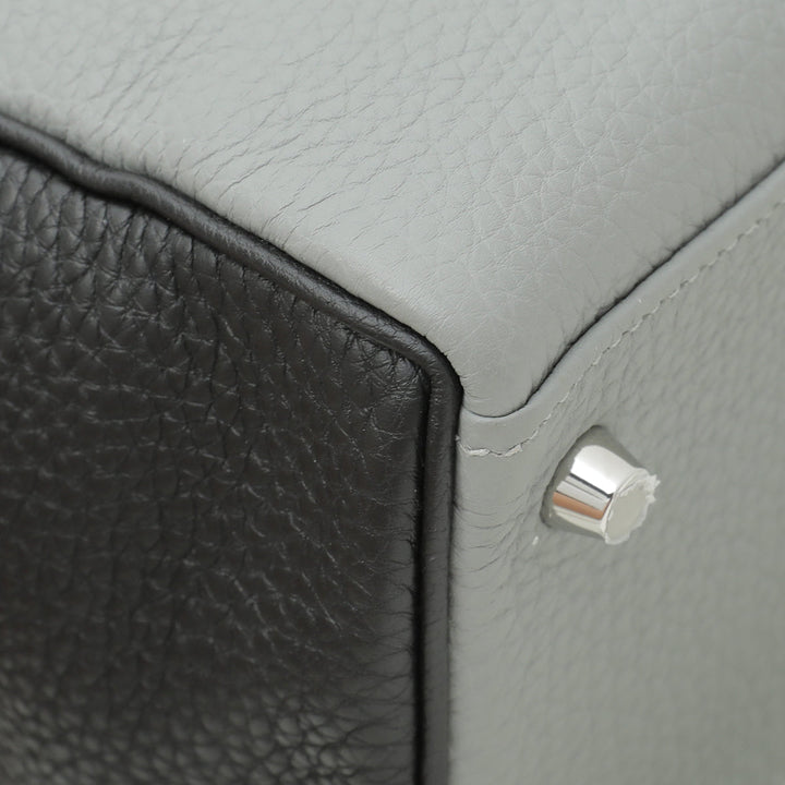 Top quality Hermes Bicolor Vache Hunter Horseshoe Stamp Retourne Kelly 32 Bag