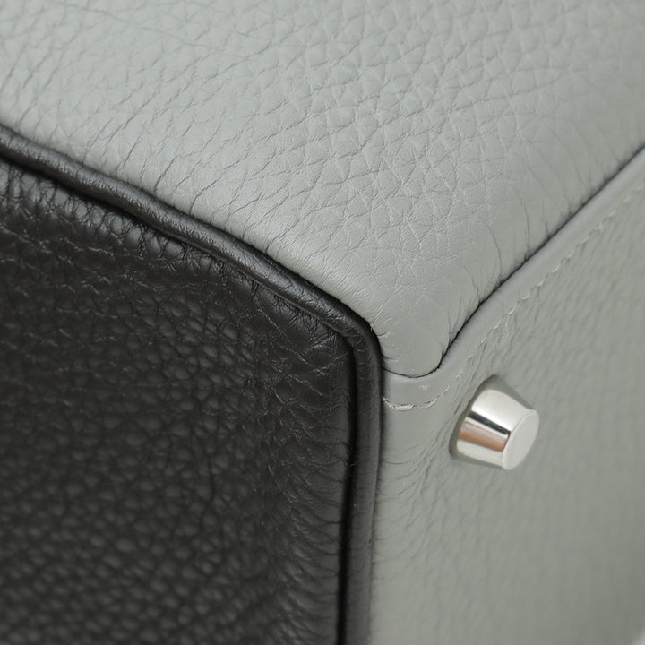 Top quality Hermes Bicolor Vache Hunter Horseshoe Stamp Retourne Kelly 32 Bag