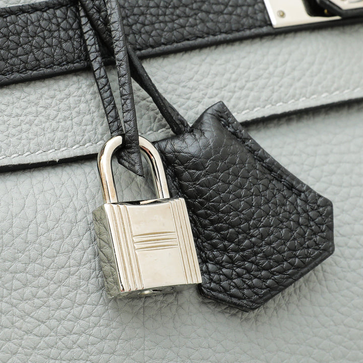 Top quality Hermes Bicolor Vache Hunter Horseshoe Stamp Retourne Kelly 32 Bag