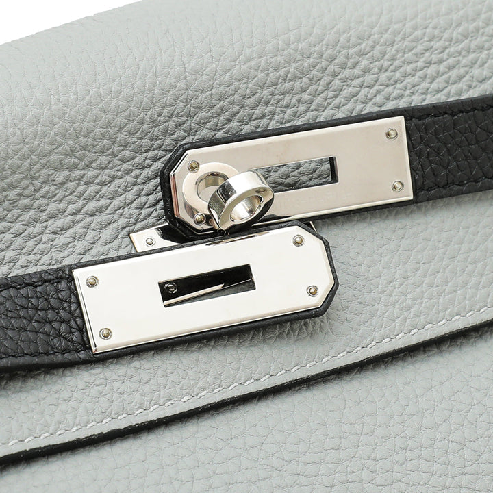 Top quality Hermes Bicolor Vache Hunter Horseshoe Stamp Retourne Kelly 32 Bag