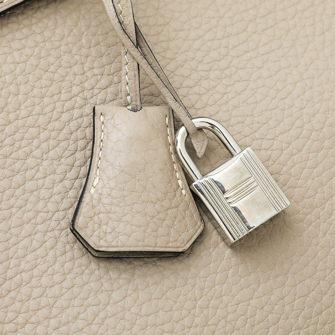 Hermes Gris Tourterelle Birkin 35 Bag