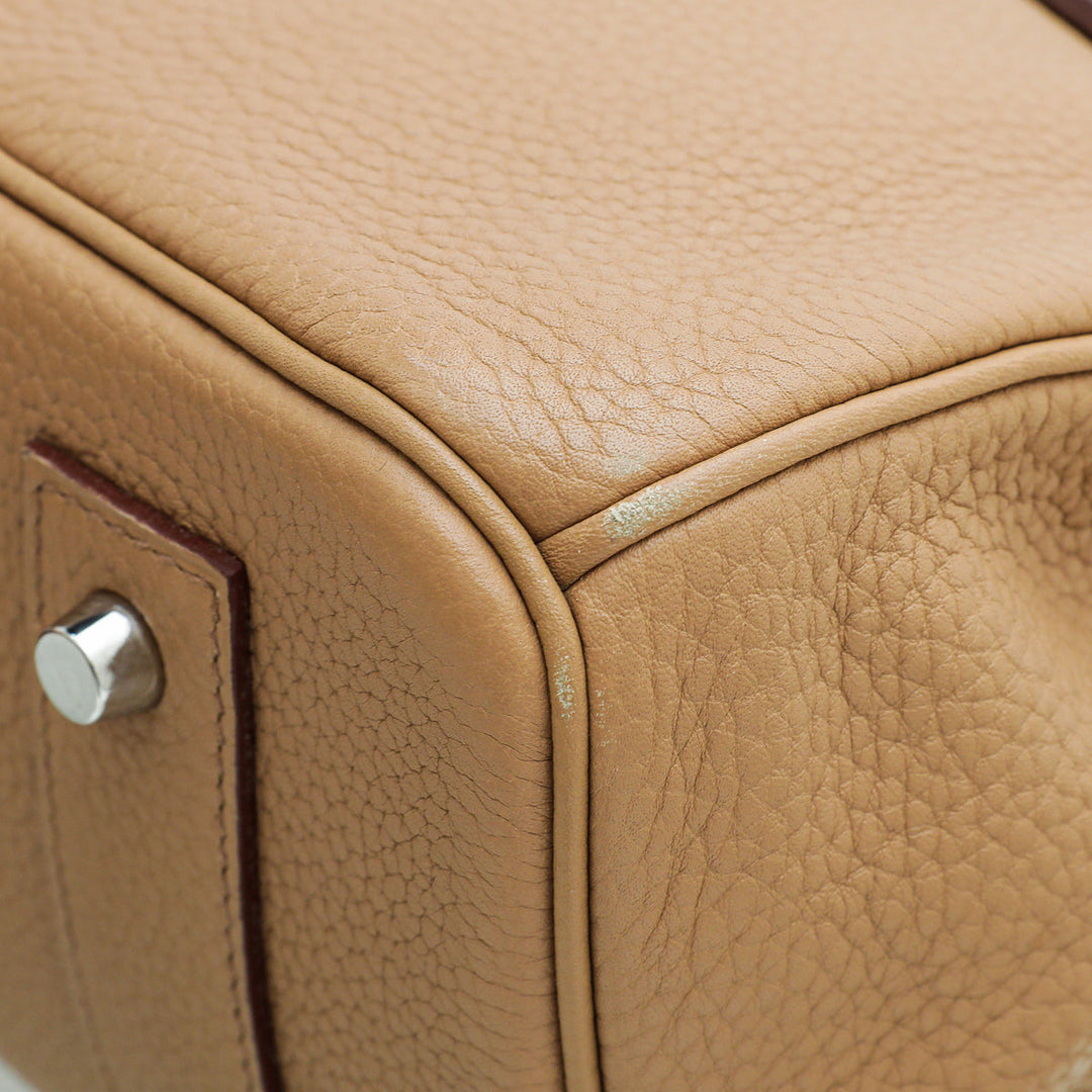 Hermes Tabac Camel JPG Shoulder Birkin Bag