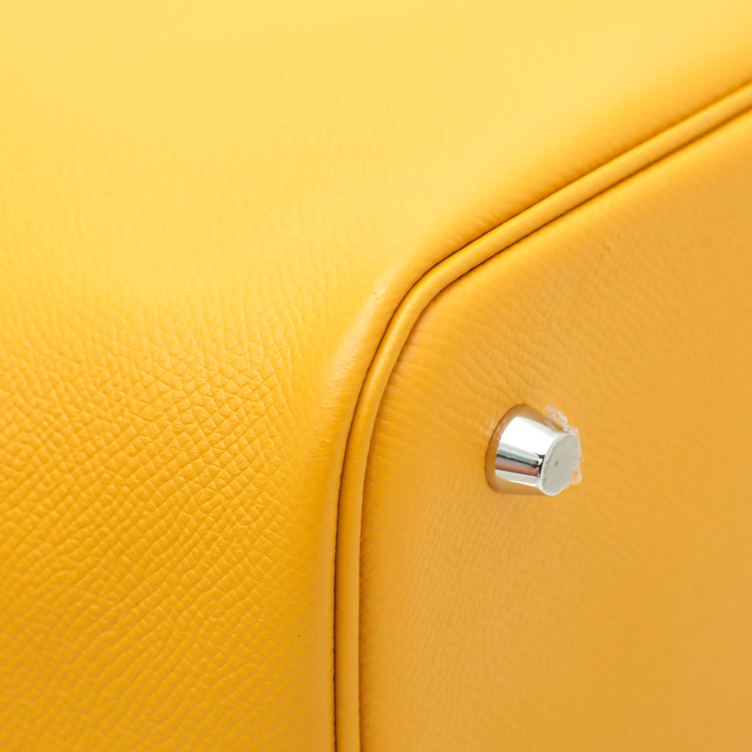 Hermes Tricolor Tressage De Cuir Picotin Lock 22 Bag