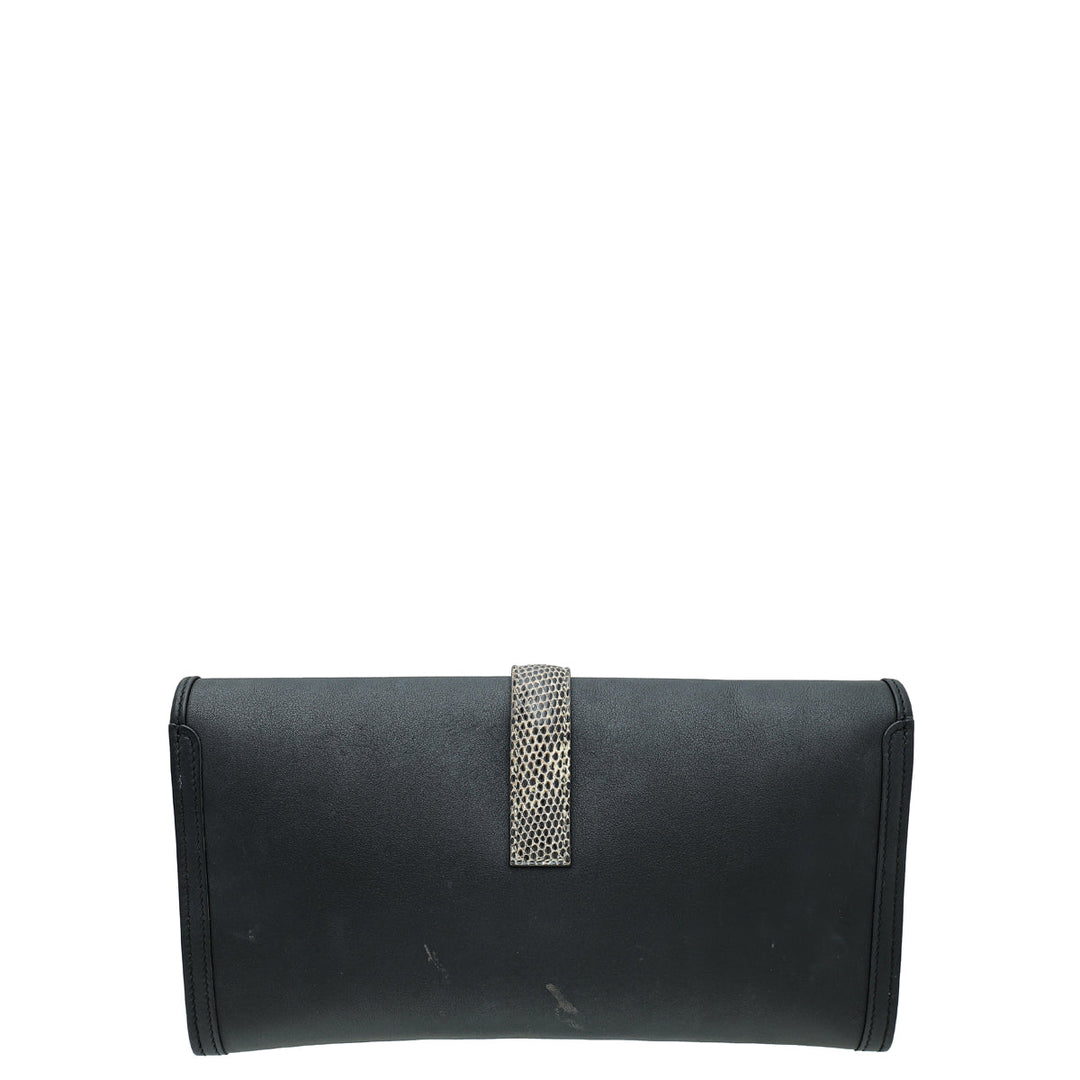 Top quality Hermes Bicolor Jige Elan Lizard Touch 29 Clutch