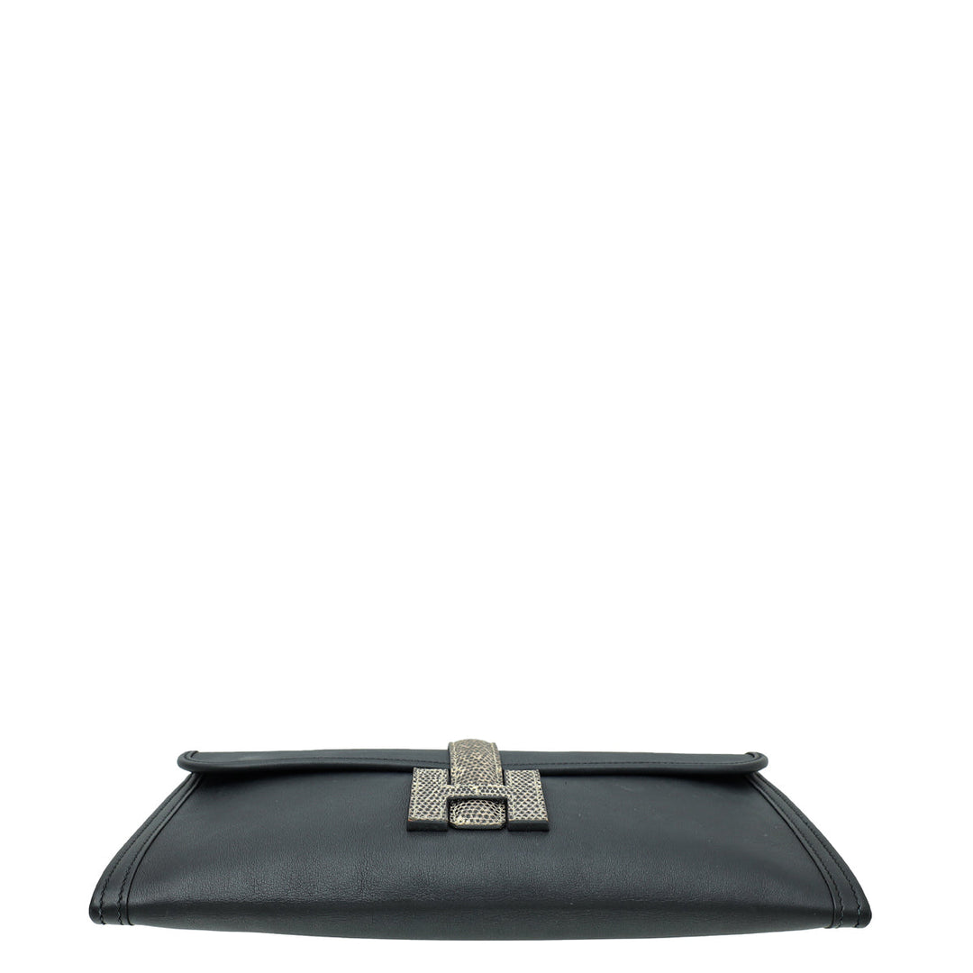 Top quality Hermes Bicolor Jige Elan Lizard Touch 29 Clutch